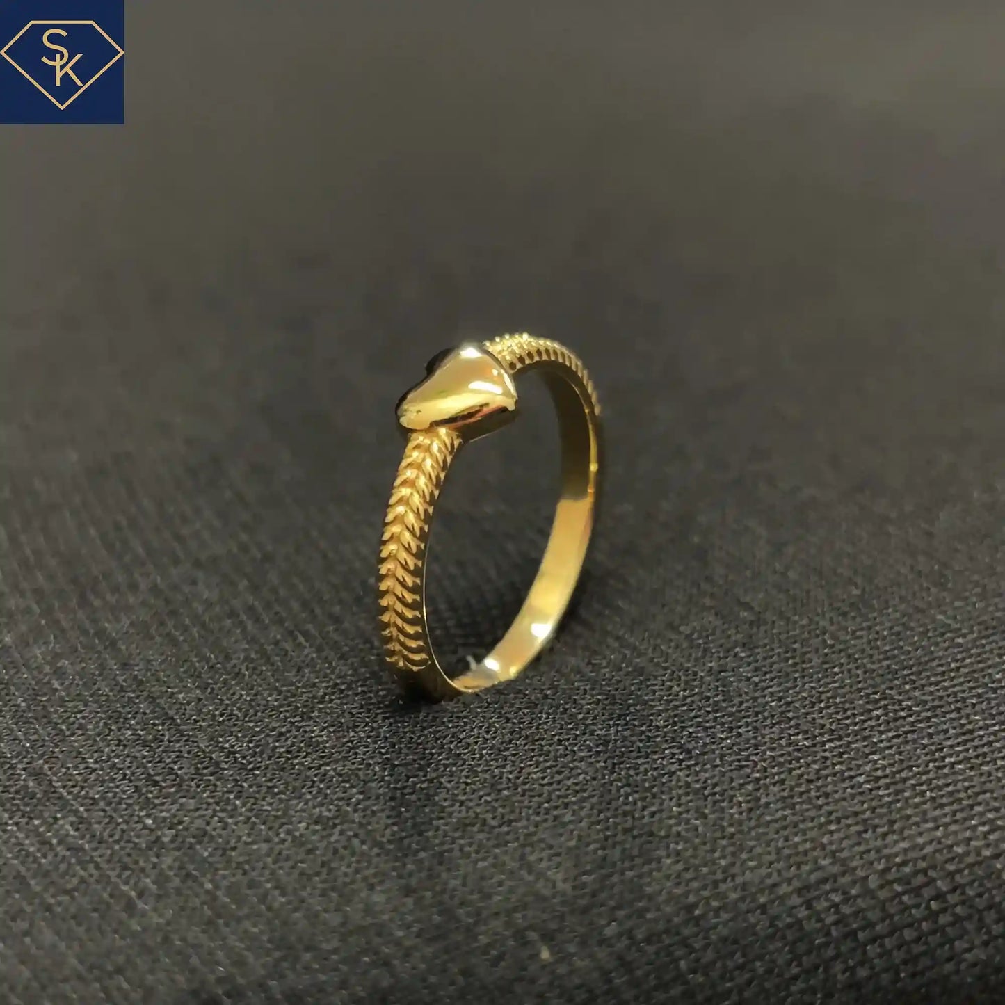 Rope Heart Ring