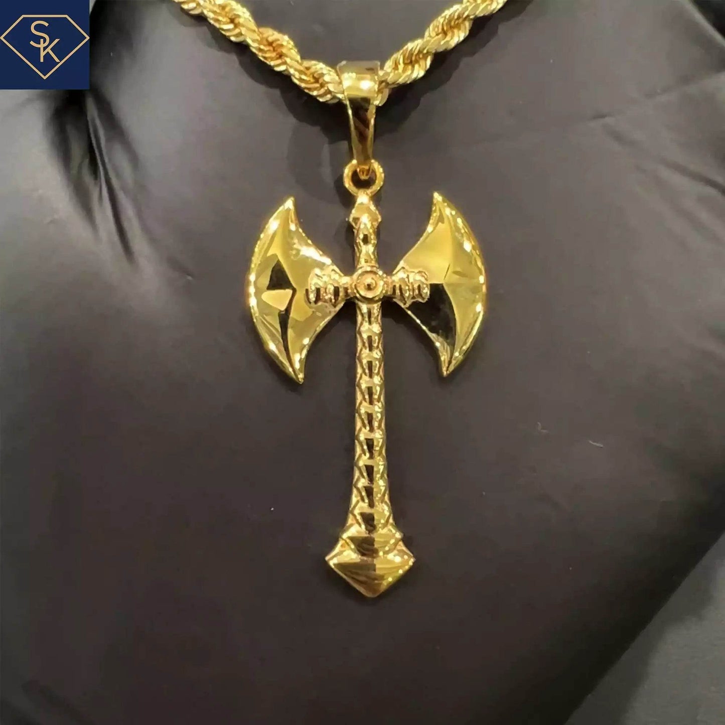 Axe of Thunder Pendant - SK Custom Jewelry