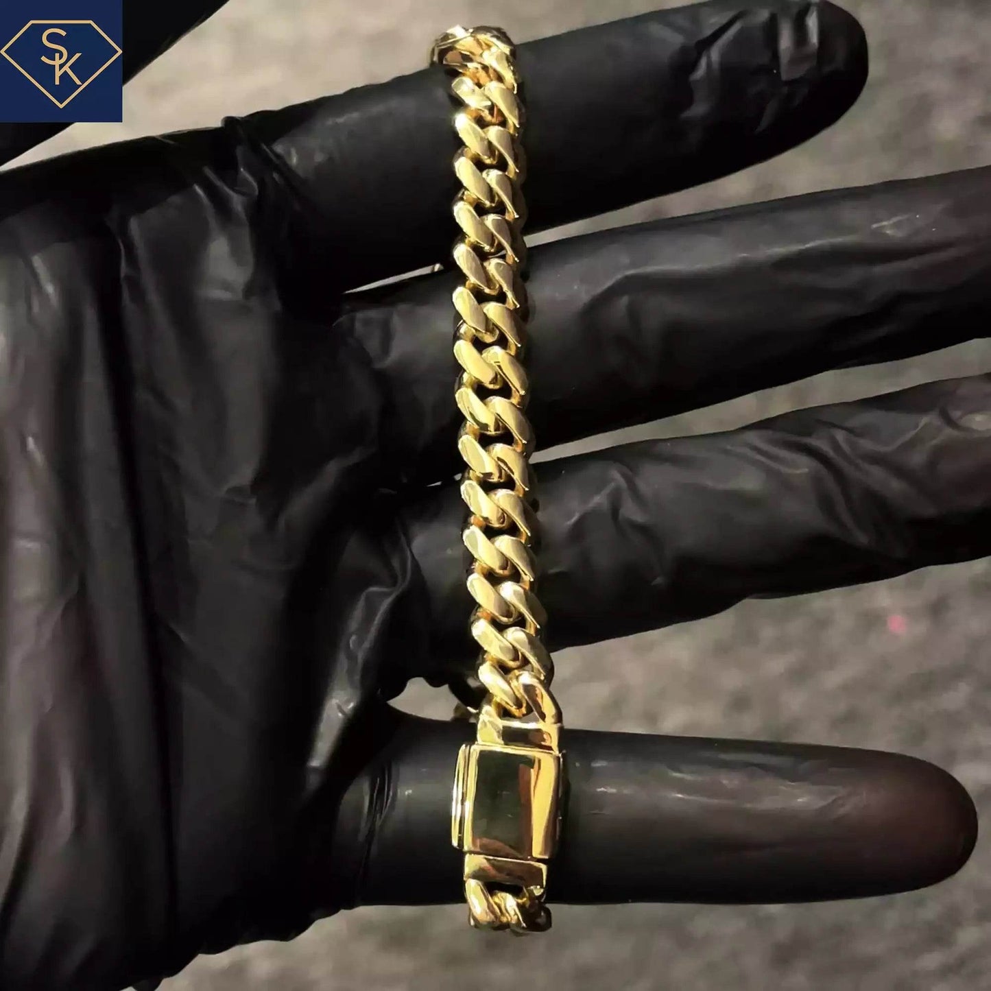 Solid Cuban Bracelet - SK Custom Jewelry