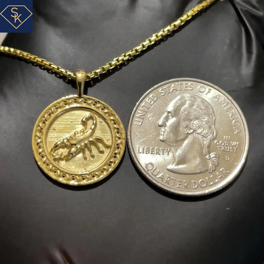 Weaved Scorpion Pendant