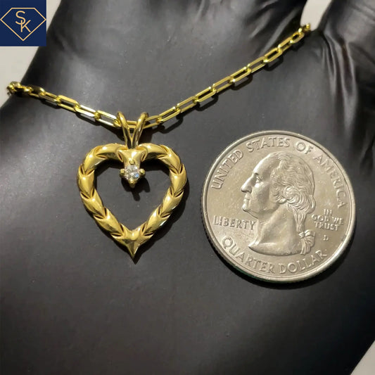 Diamond Heart Pendant