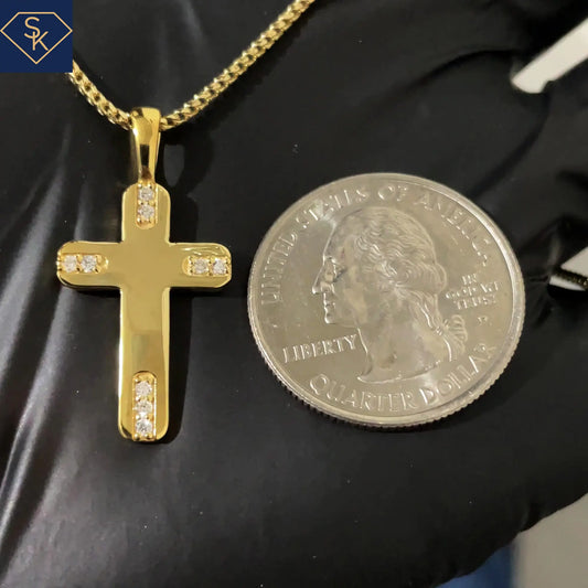 Diamond Classic Cross Pendant