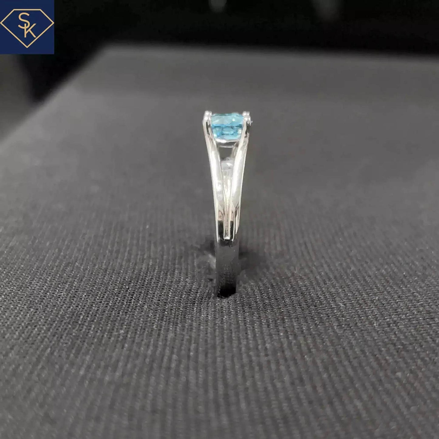 Blue Topaz Ring - SK Custom Jewelry