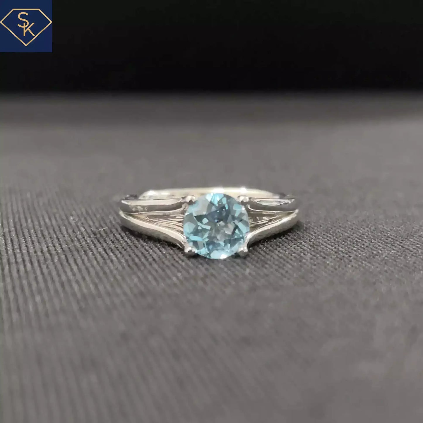 Blue Topaz Ring