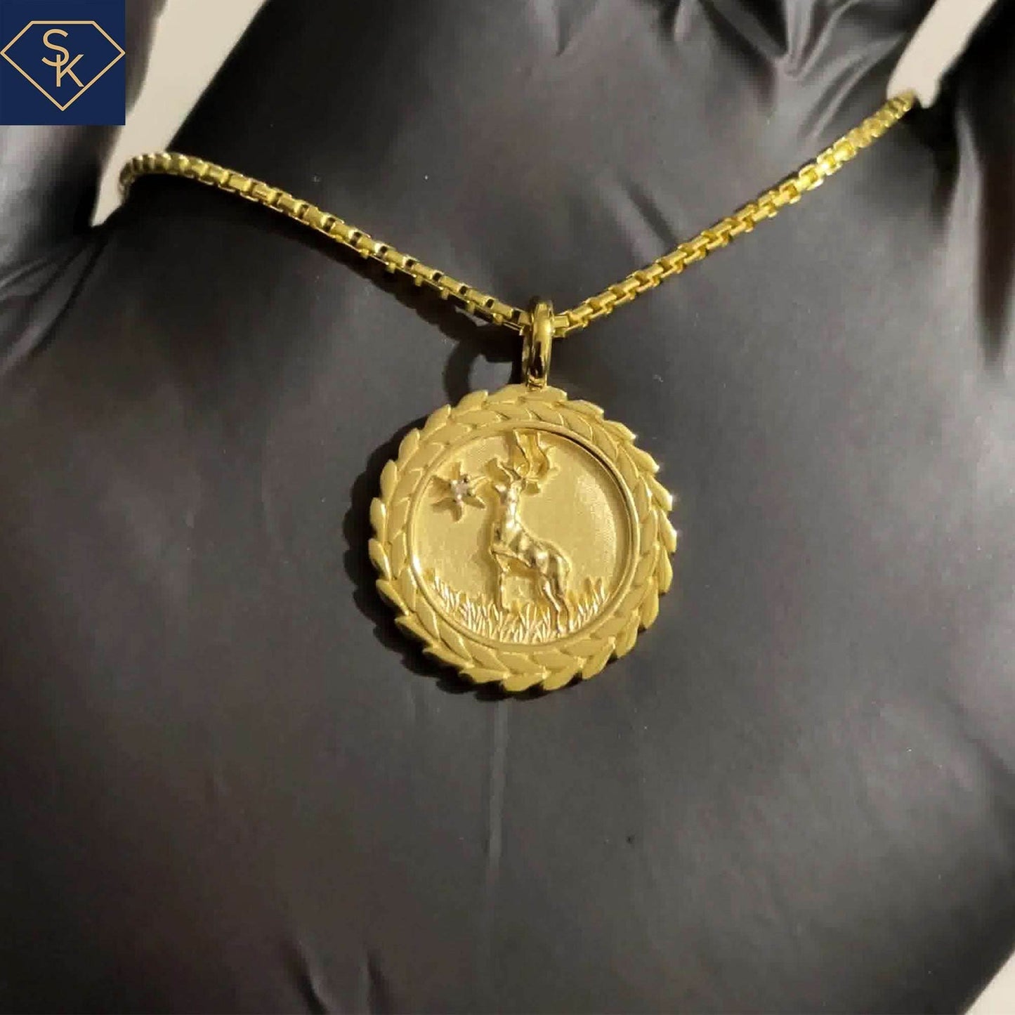 Lucky Deer Pendant - SK Custom Jewelry