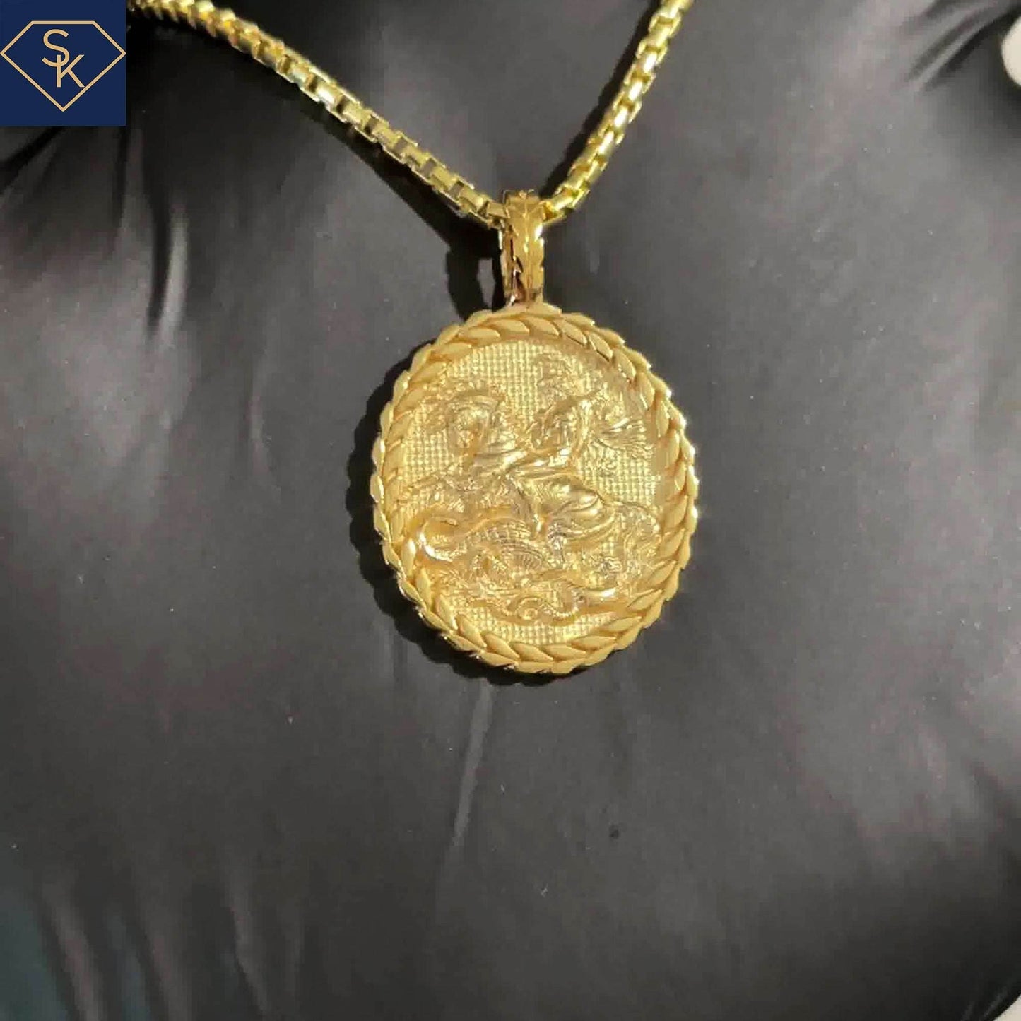 Saint George Pendant - SK Custom Jewelry