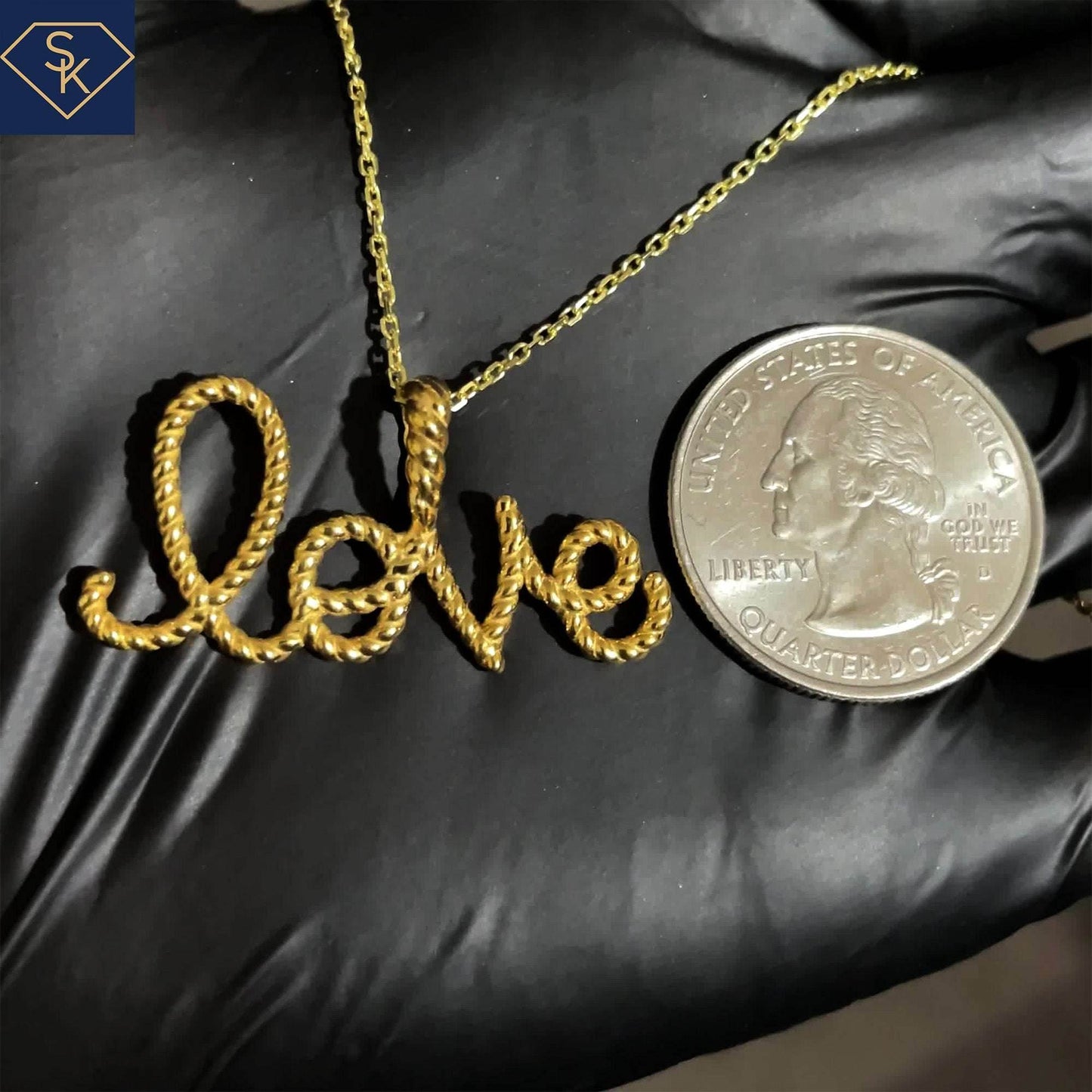 Love Pendant - SK Custom Jewelry