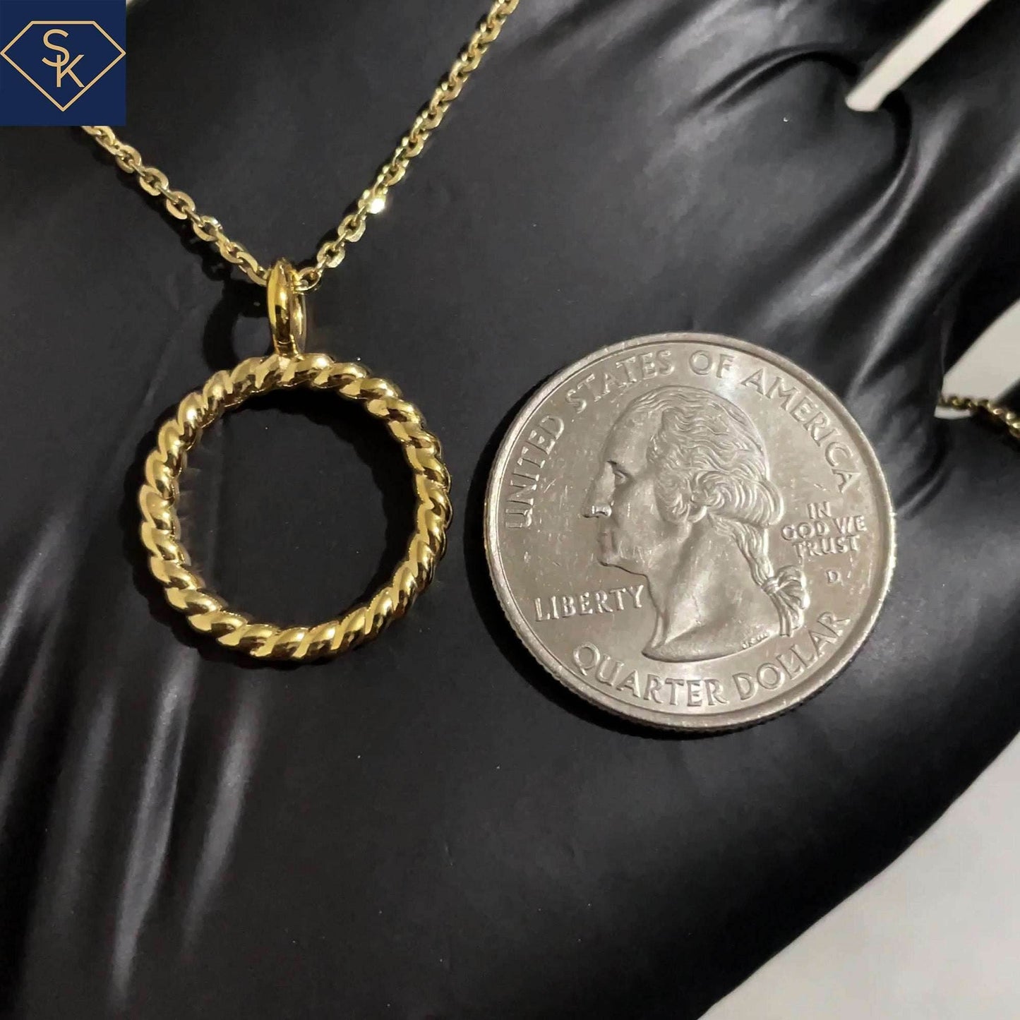 Eternal Rope Pendant - SK Custom Jewelry