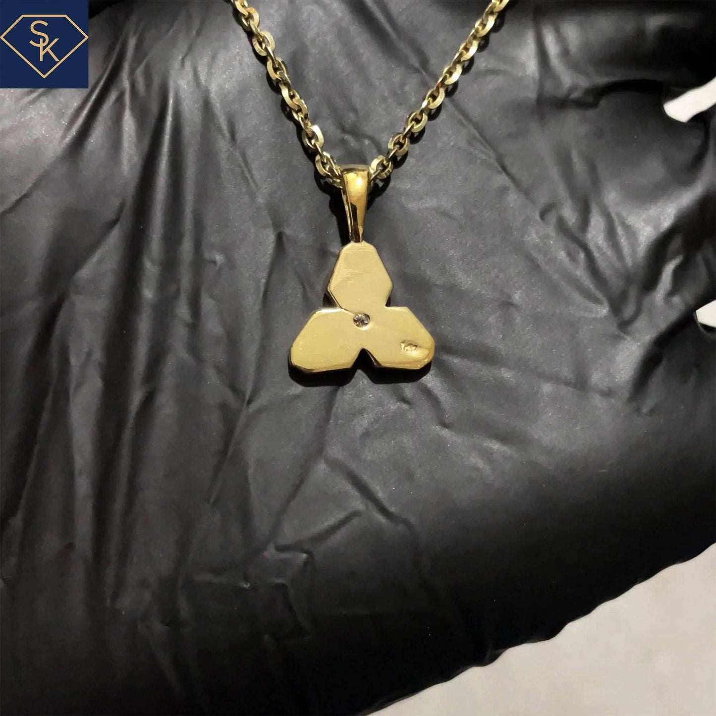 Three Braided Petals - SK Custom Jewelry