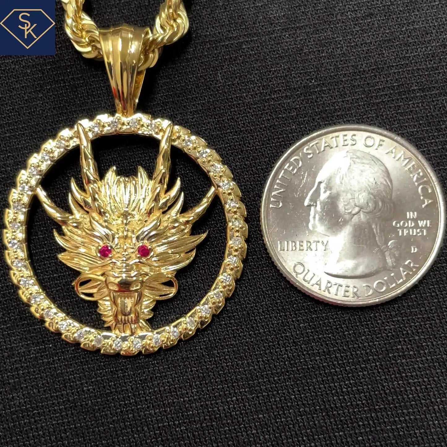 Infinite Diamond Dragon - SK Custom Jewelry