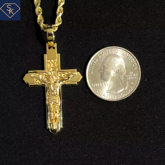 Crucifix Cross - SK Custom Jewelry