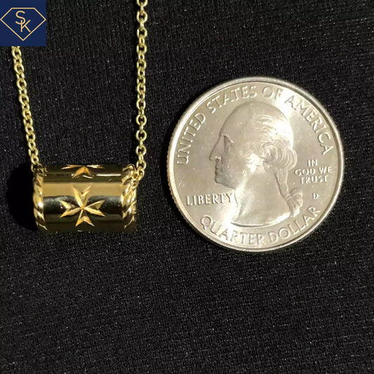 Cable Star Pendant - SK Custom Jewelry