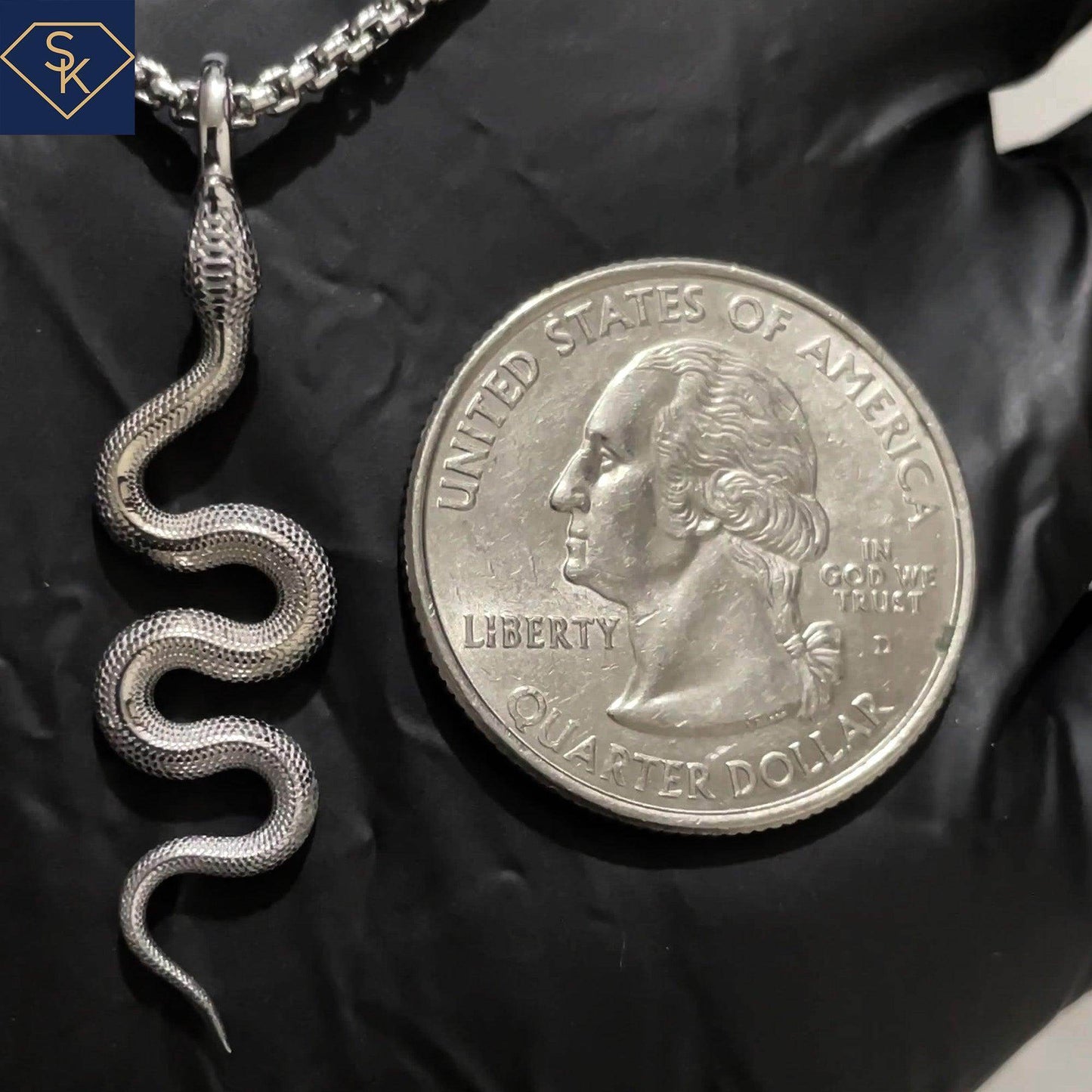 Snake Pendant - SK Custom Jewelry