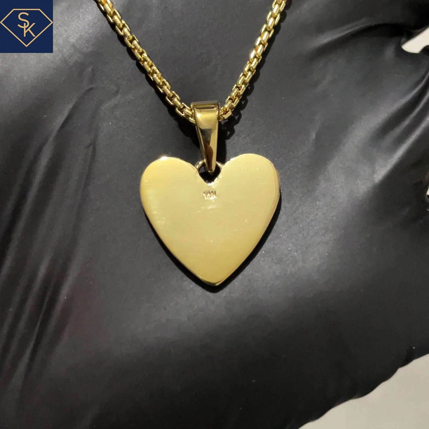 Classic Heart Pendant - SK Custom Jewelry