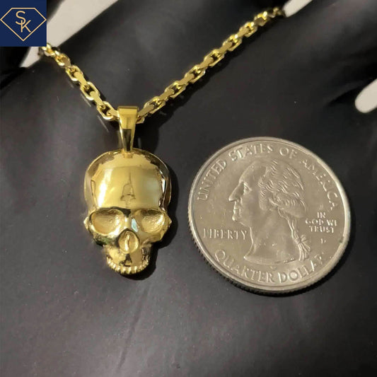 Plain Skull Pendant - SK Custom Jewelry