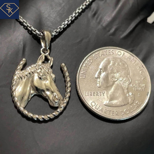 Horse Shoe Pendant - SK Custom Jewelry