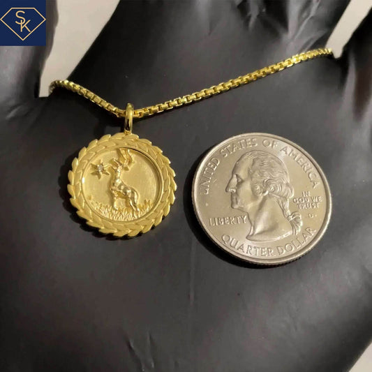 Lucky Deer Pendant - SK Custom Jewelry