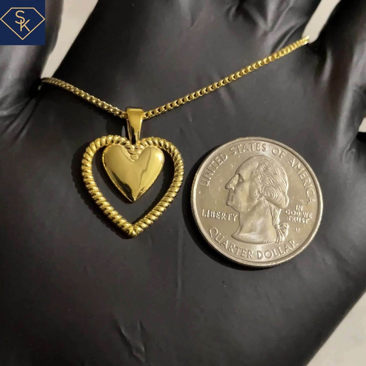 Infinite Heart Pendant - SK Custom Jewelry