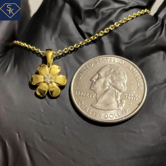 Happy Flower Pendant - SK Custom Jewelry