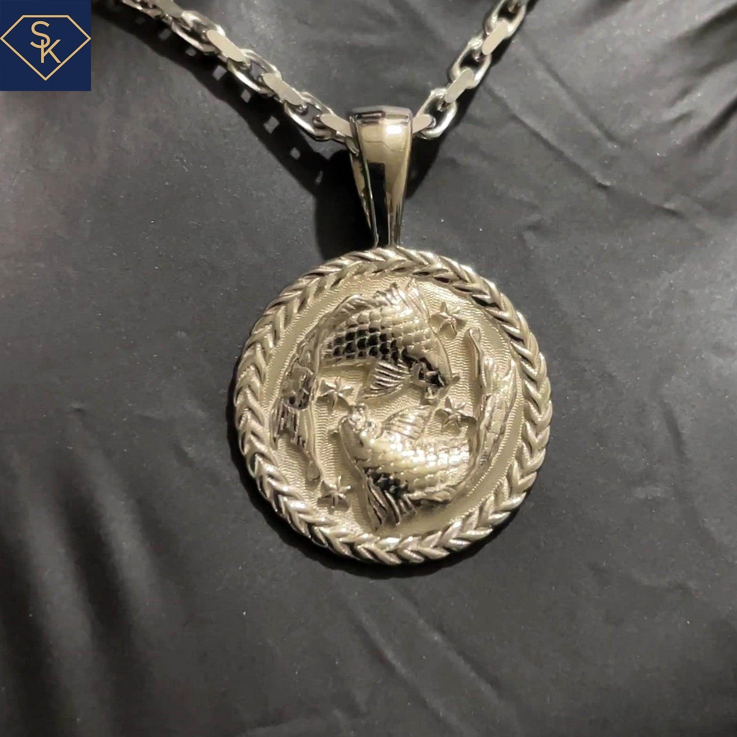 Koi Fish Pendant - SK Custom Jewelry
