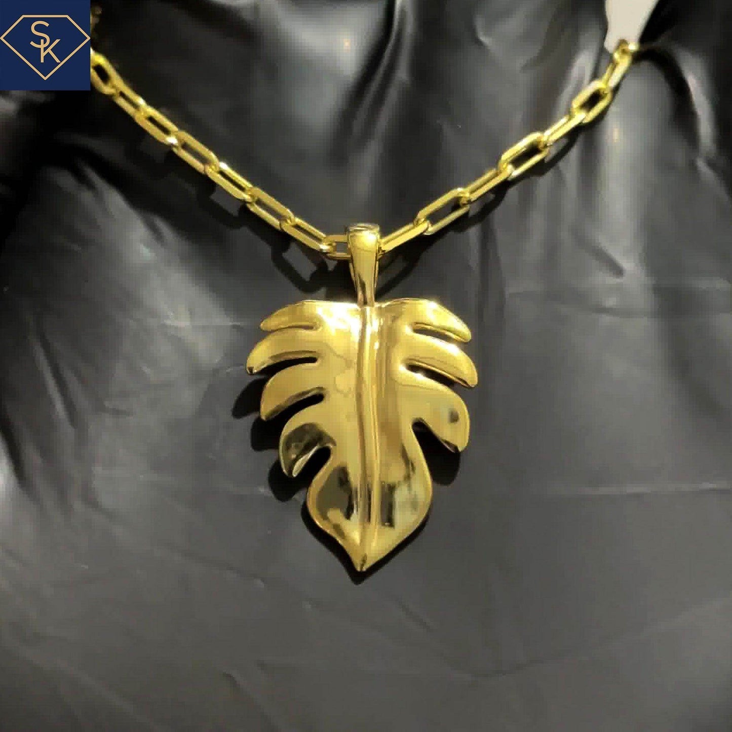 Leaf Pendant - SK Custom Jewelry