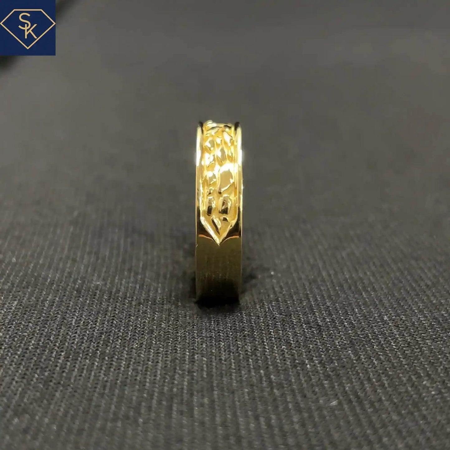 Cobblestone Band - SK Custom Jewelry