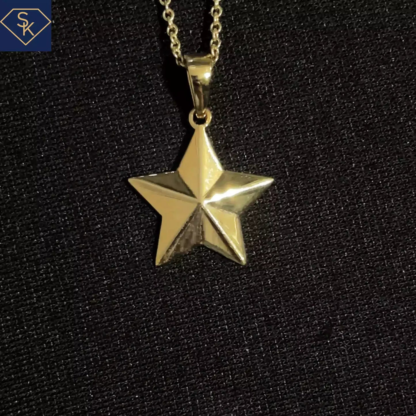 Gold Star Pendant