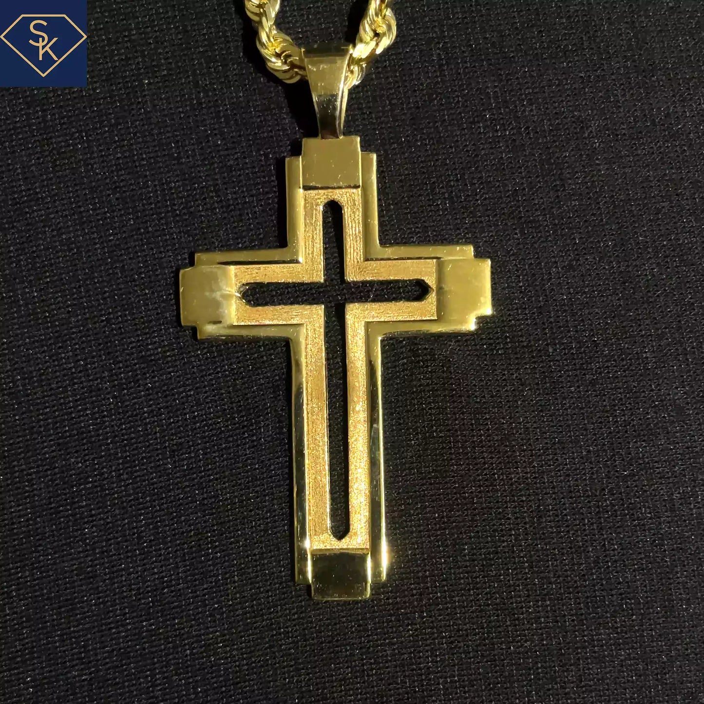 Fancy Cross Pendant