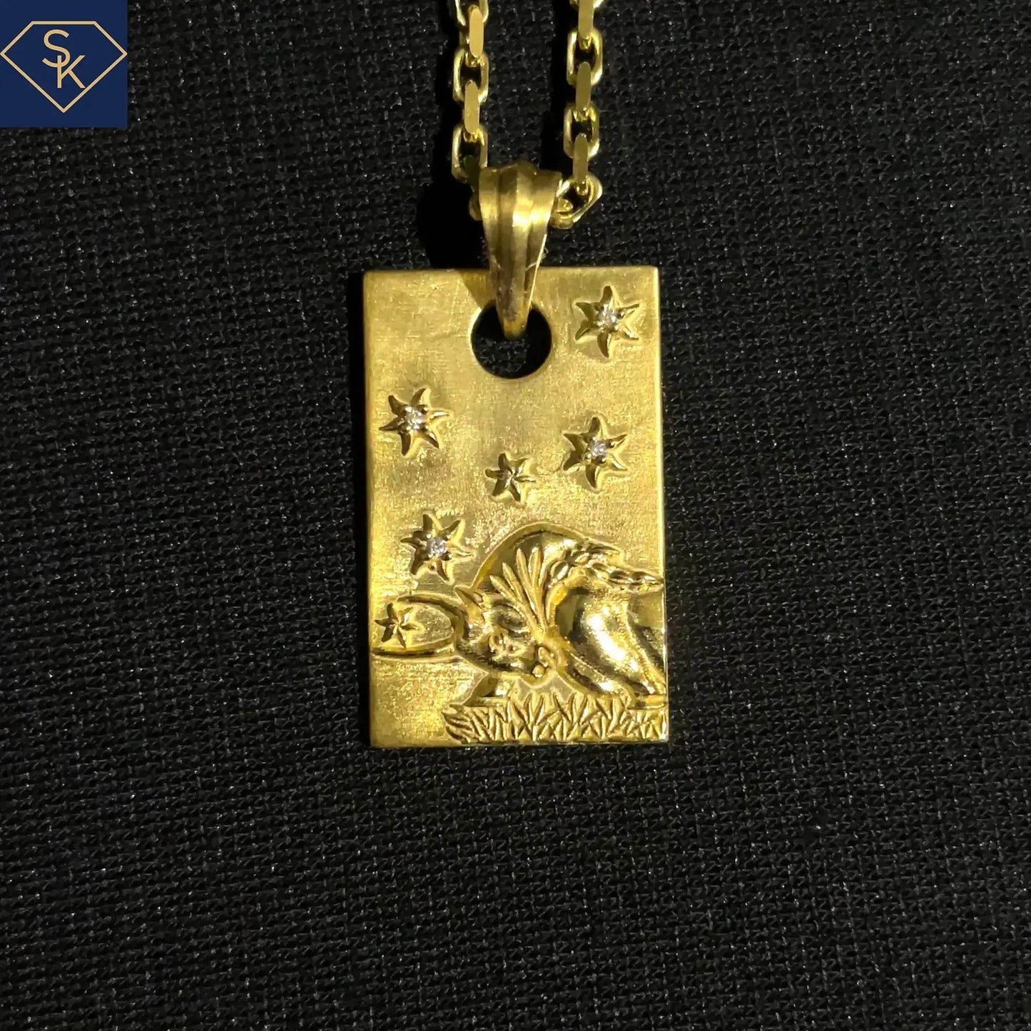 Taurus Pendant - SK Custom Jewelry