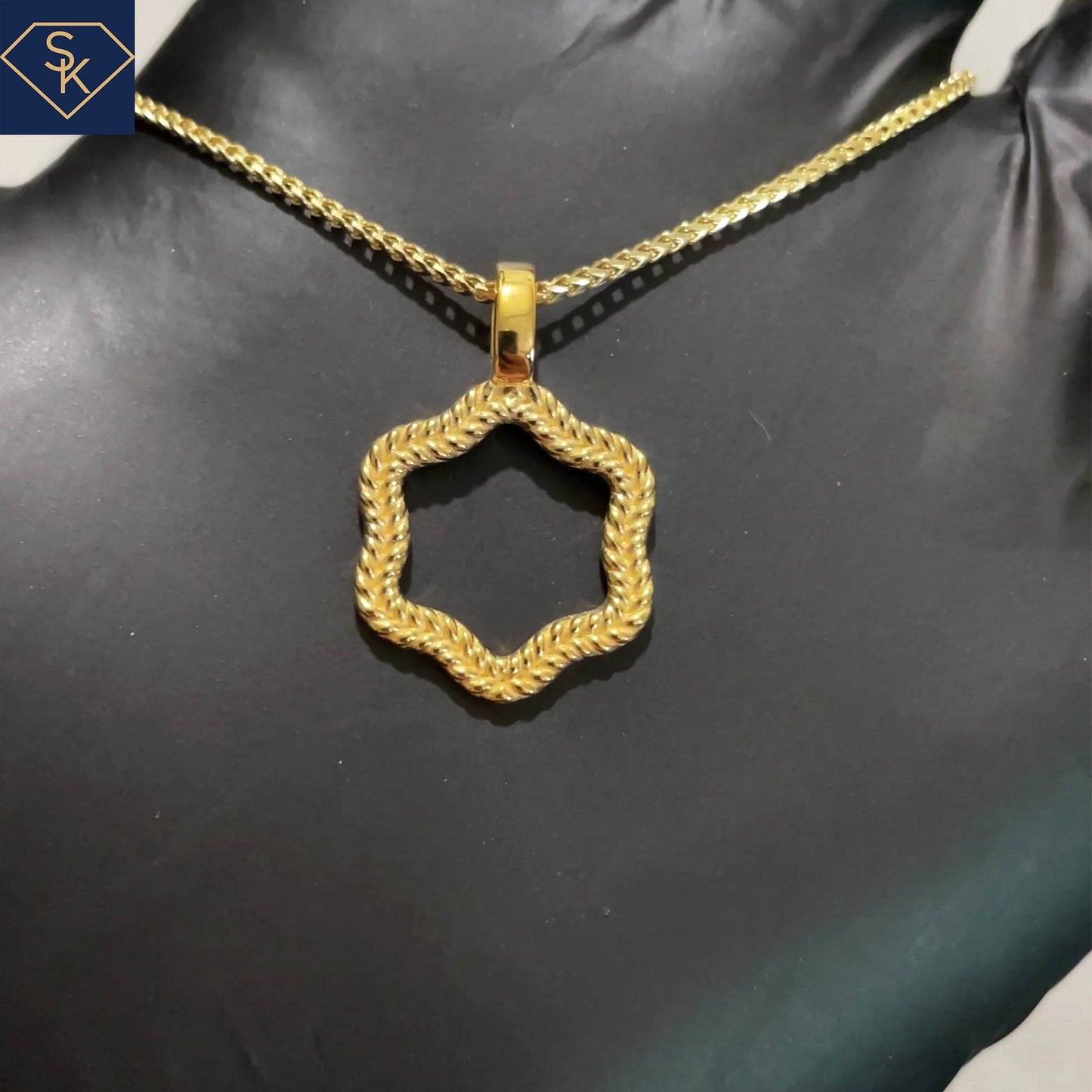 Double Ropes Pendant - SK Custom Jewelry