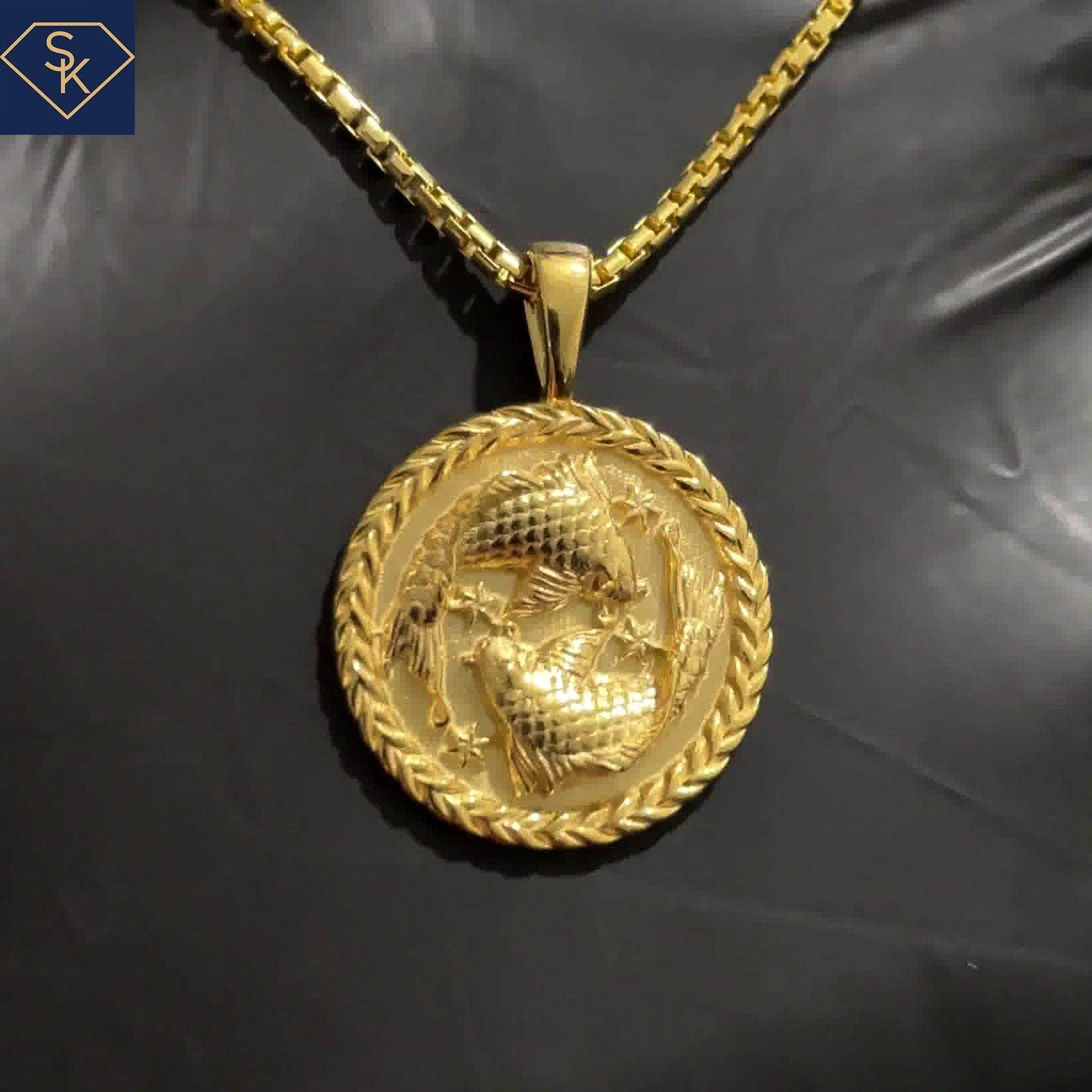 Koi Fish Pendant - SK Custom Jewelry