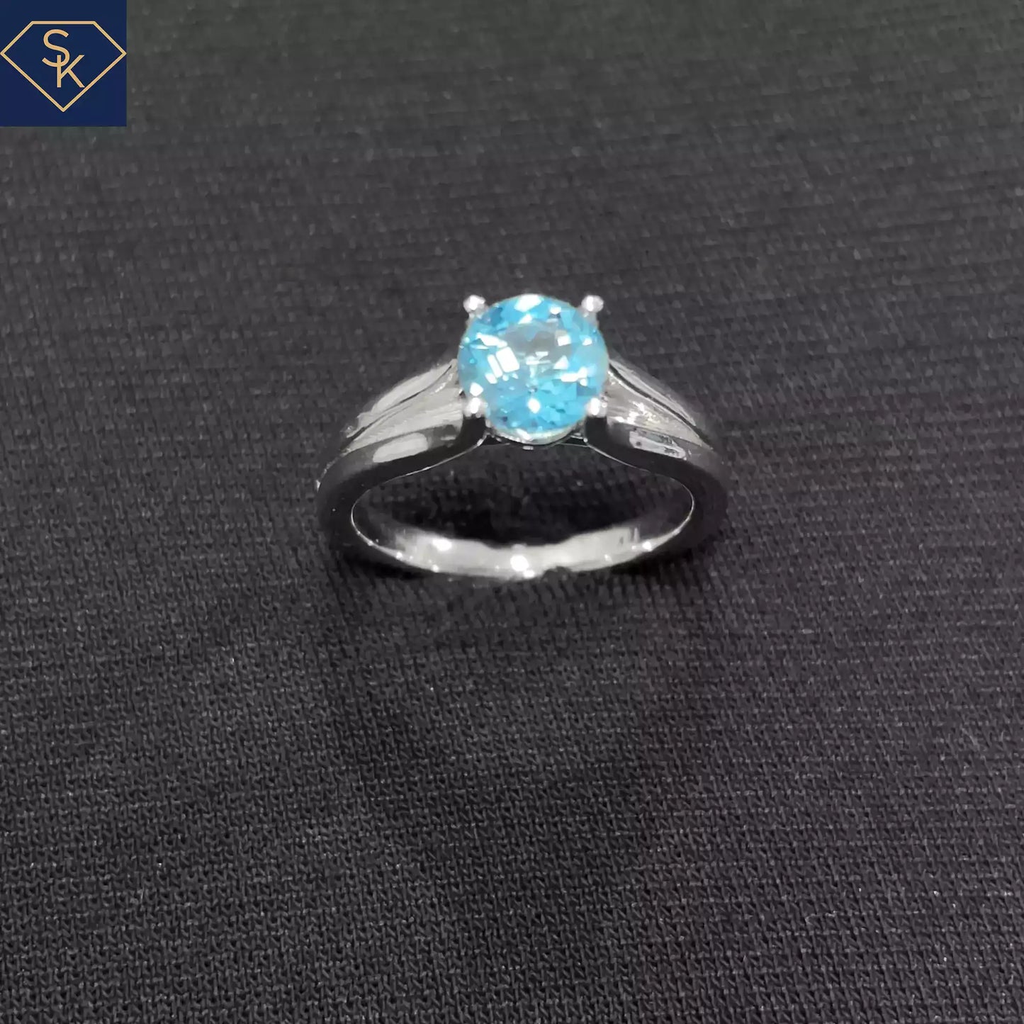 Blue Topaz Ring