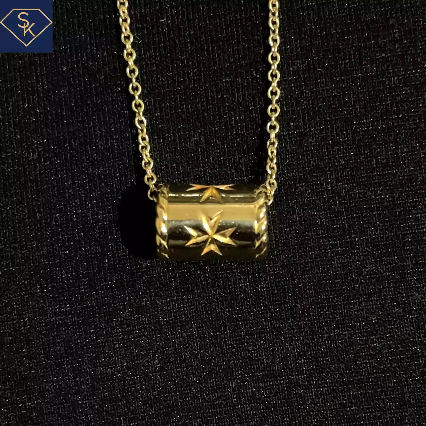 Cable Star Pendant - SK Custom Jewelry