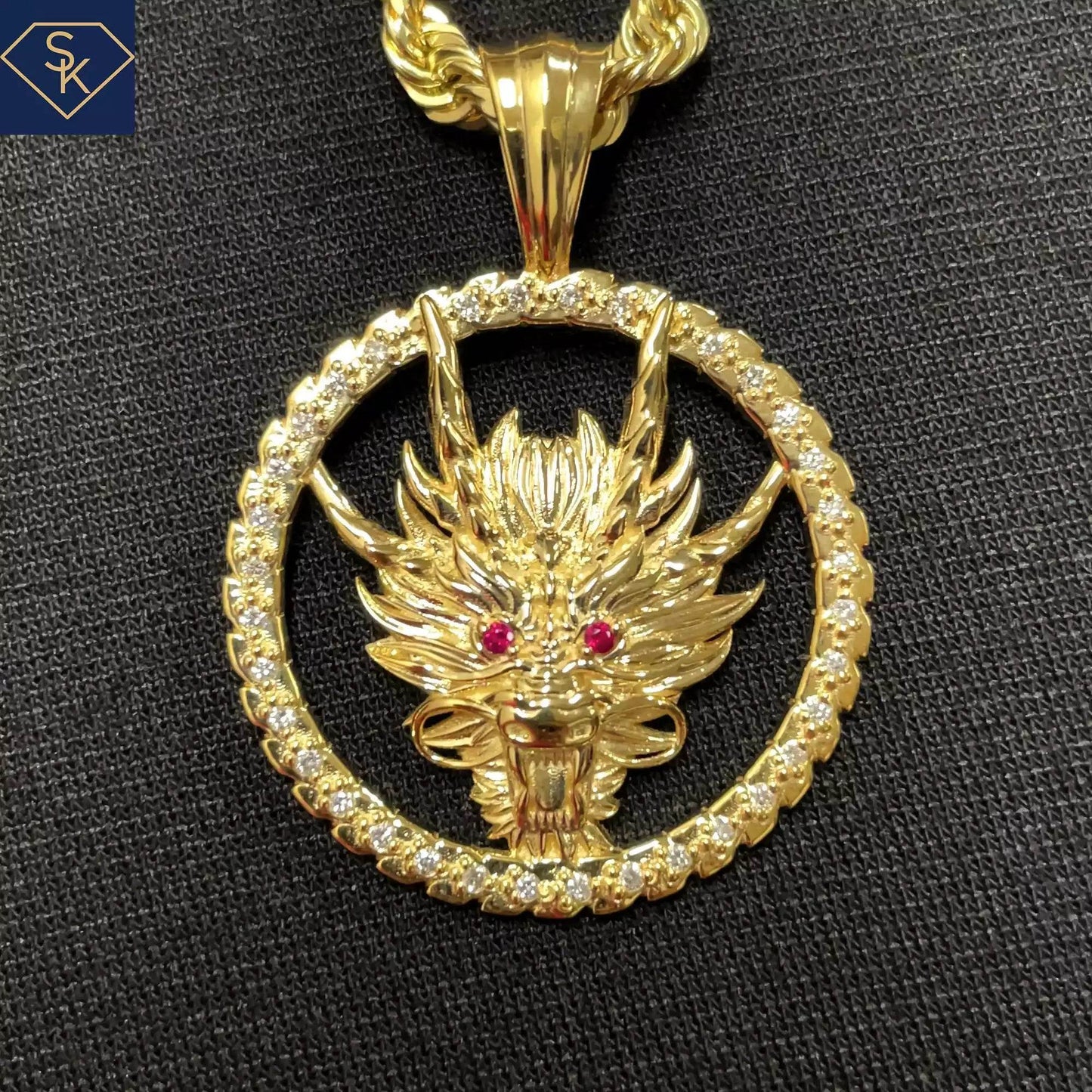Infinite Diamond Dragon - SK Custom Jewelry