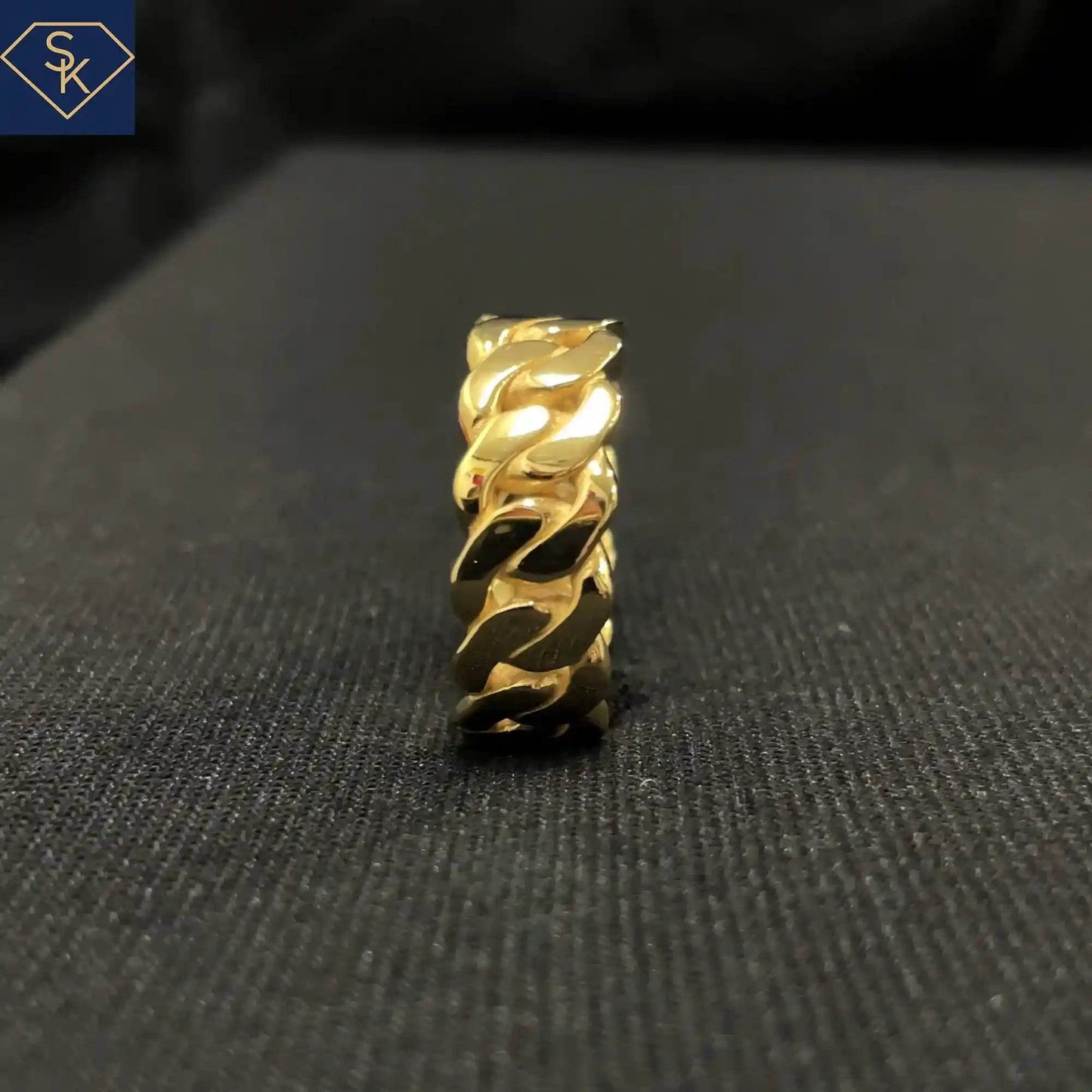 Flat Curb Ring - SK Custom Jewelry