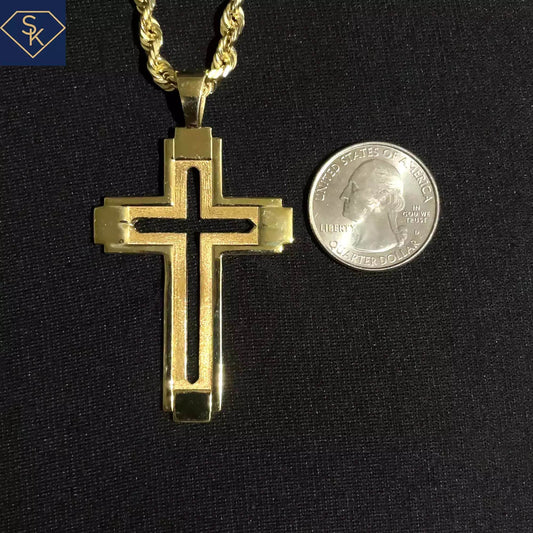 Fancy Cross Pendant - SK Custom Jewelry