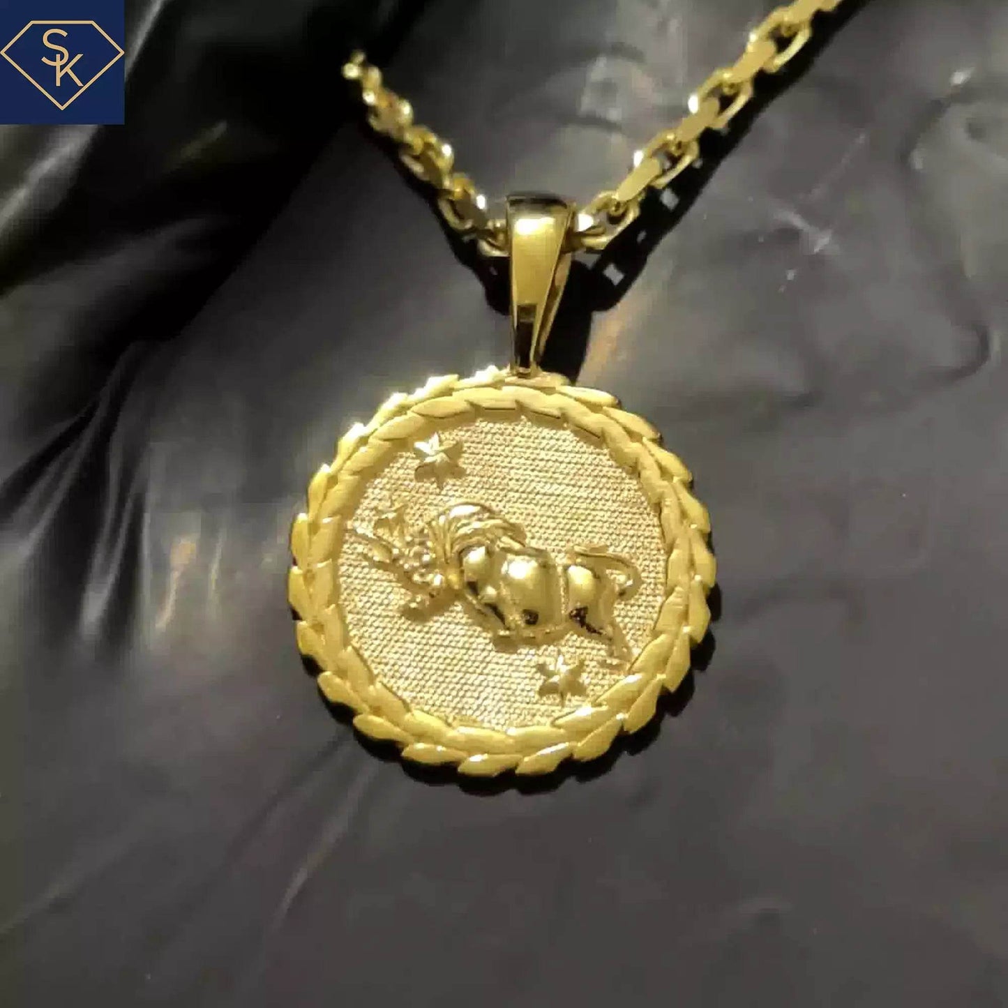 Taurus Pendant - SK Custom Jewelry
