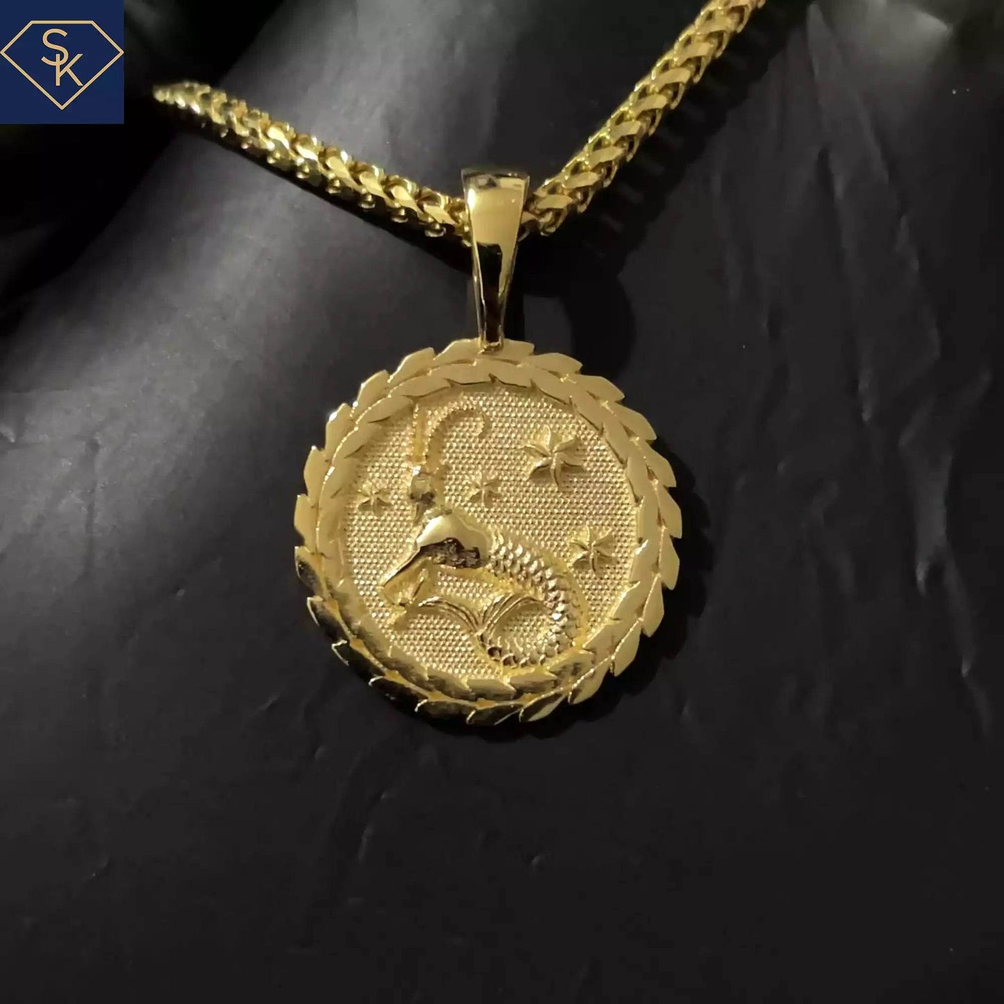 Capricorn Pendant - SK Custom Jewelry