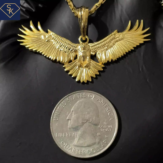 Golden Eagle Pendant - SK Custom Jewelry