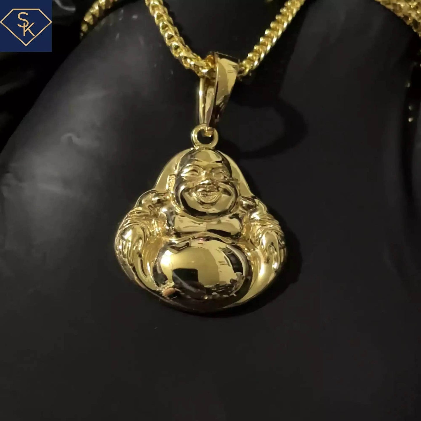 Maitreya Buddha Pendant - SK Custom Jewelry