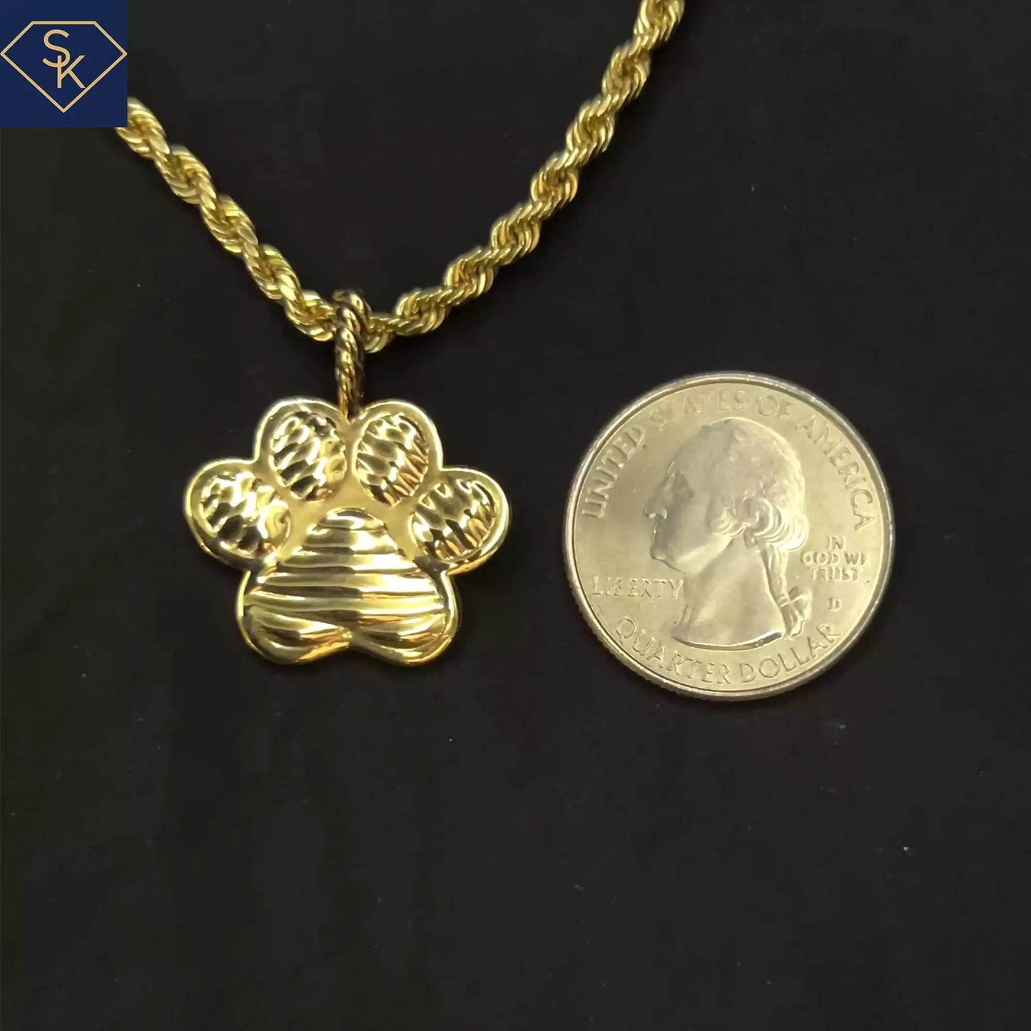 Paw Pendant - SK Custom Jewelry