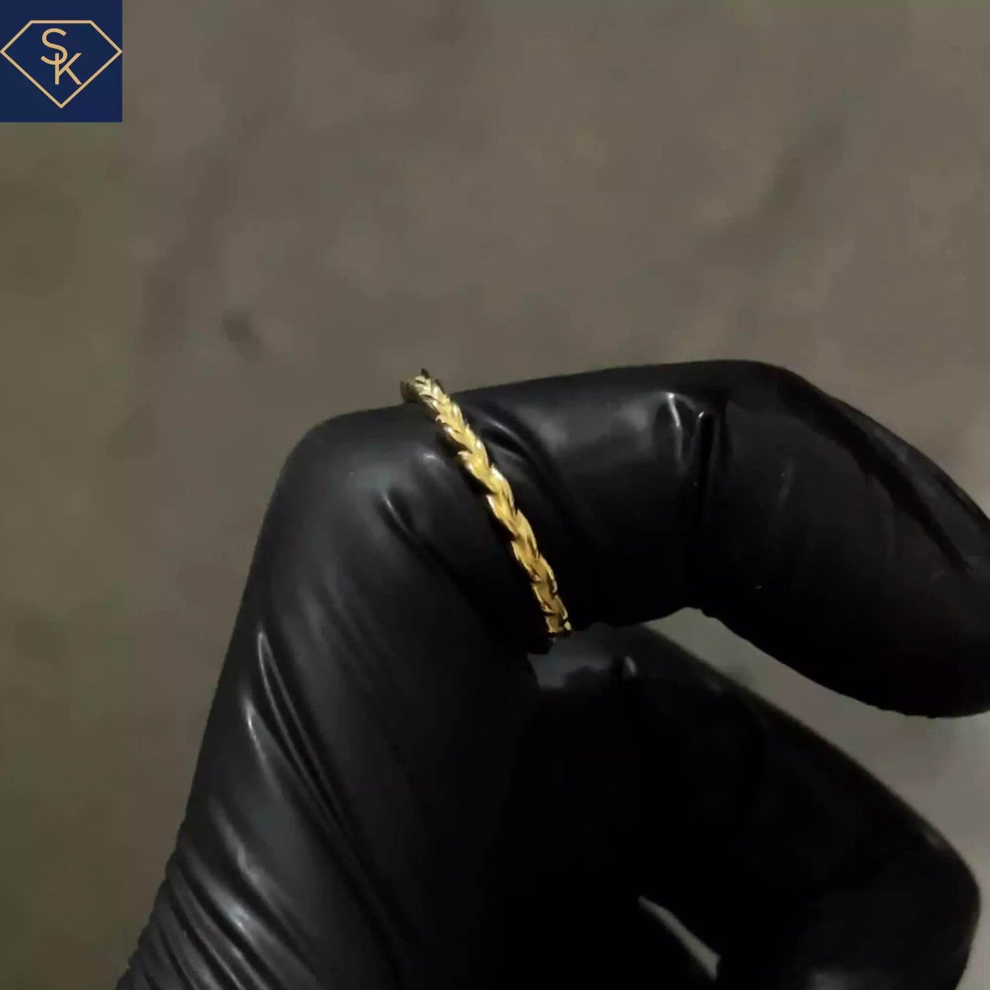 Eternity Wheat Pattern Ring - SK Custom Jewelry