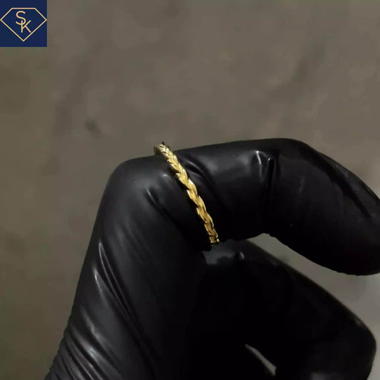 Eternity Wheat Pattern Ring - SK Custom Jewelry