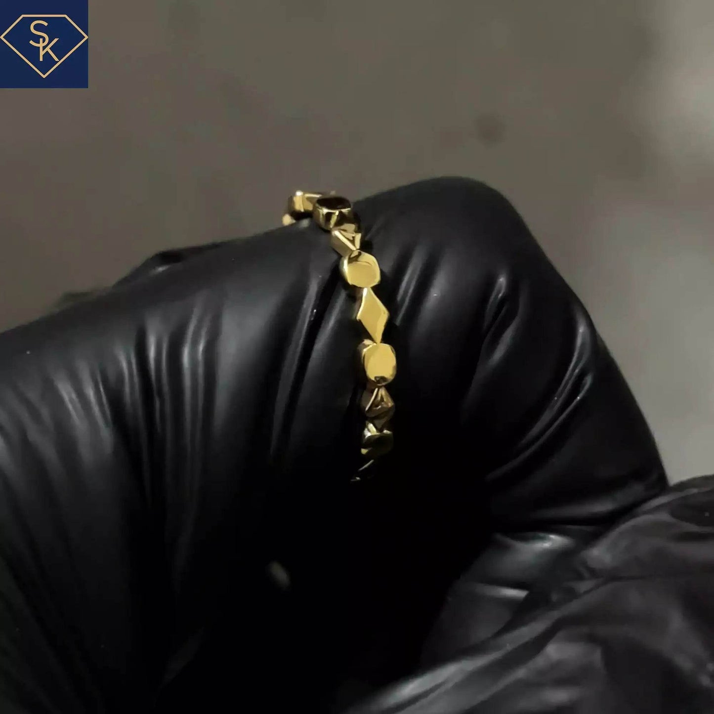 Geometric Patterned Ring - SK Custom Jewelry