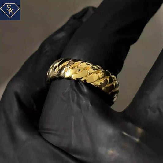 Comfort Fit Cuban Band - SK Custom Jewelry