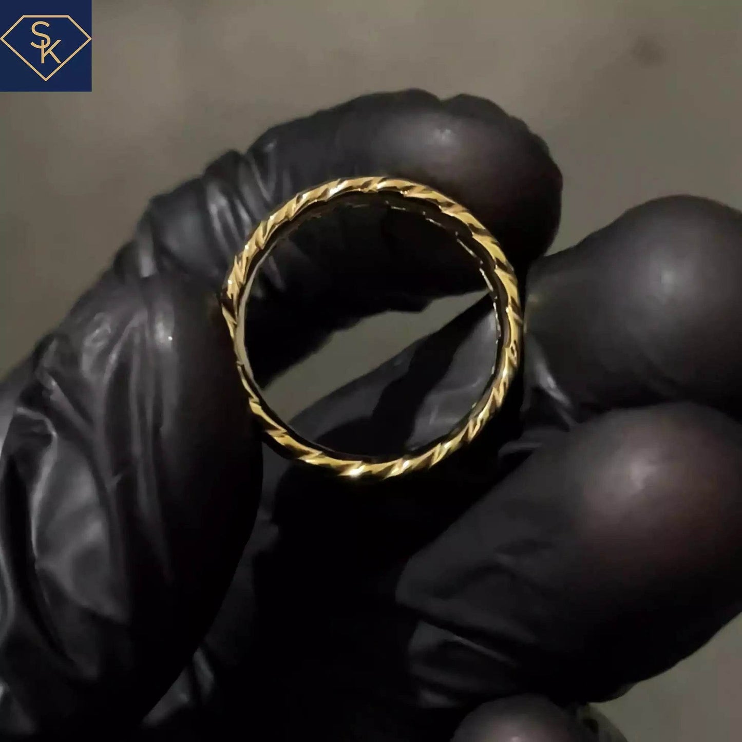 Comfort Fit Cuban Band - SK Custom Jewelry