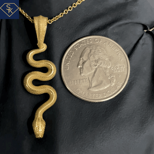 Slithering Snake Pendant - SK Custom Jewelry