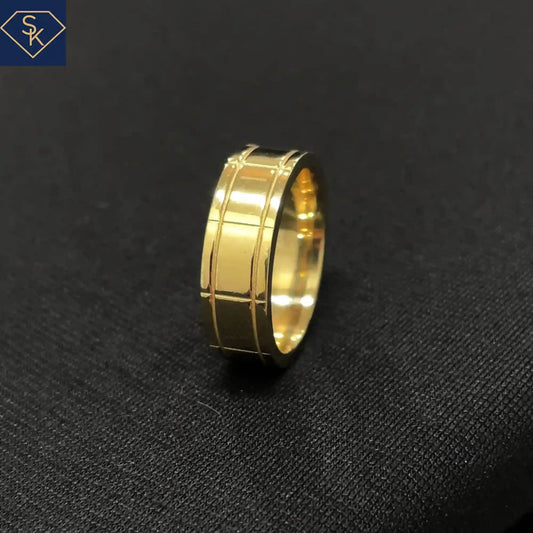 Men Heavy Flat Band - SK Custom Jewelry
