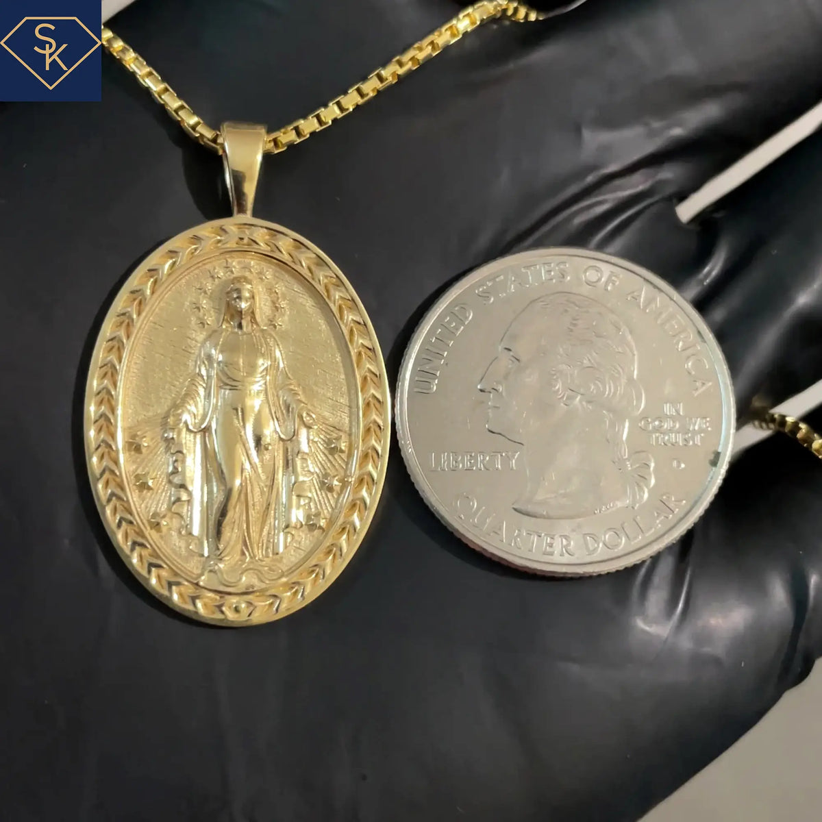 Virgin Mary Pendant