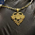 Nature-Inspired Heart Pendant